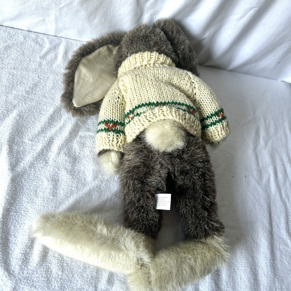 Vintage 1991 The Boyds Collection Ltd Plush Bunny Rabbit 12" Toy Easter - Picture 2 of 3